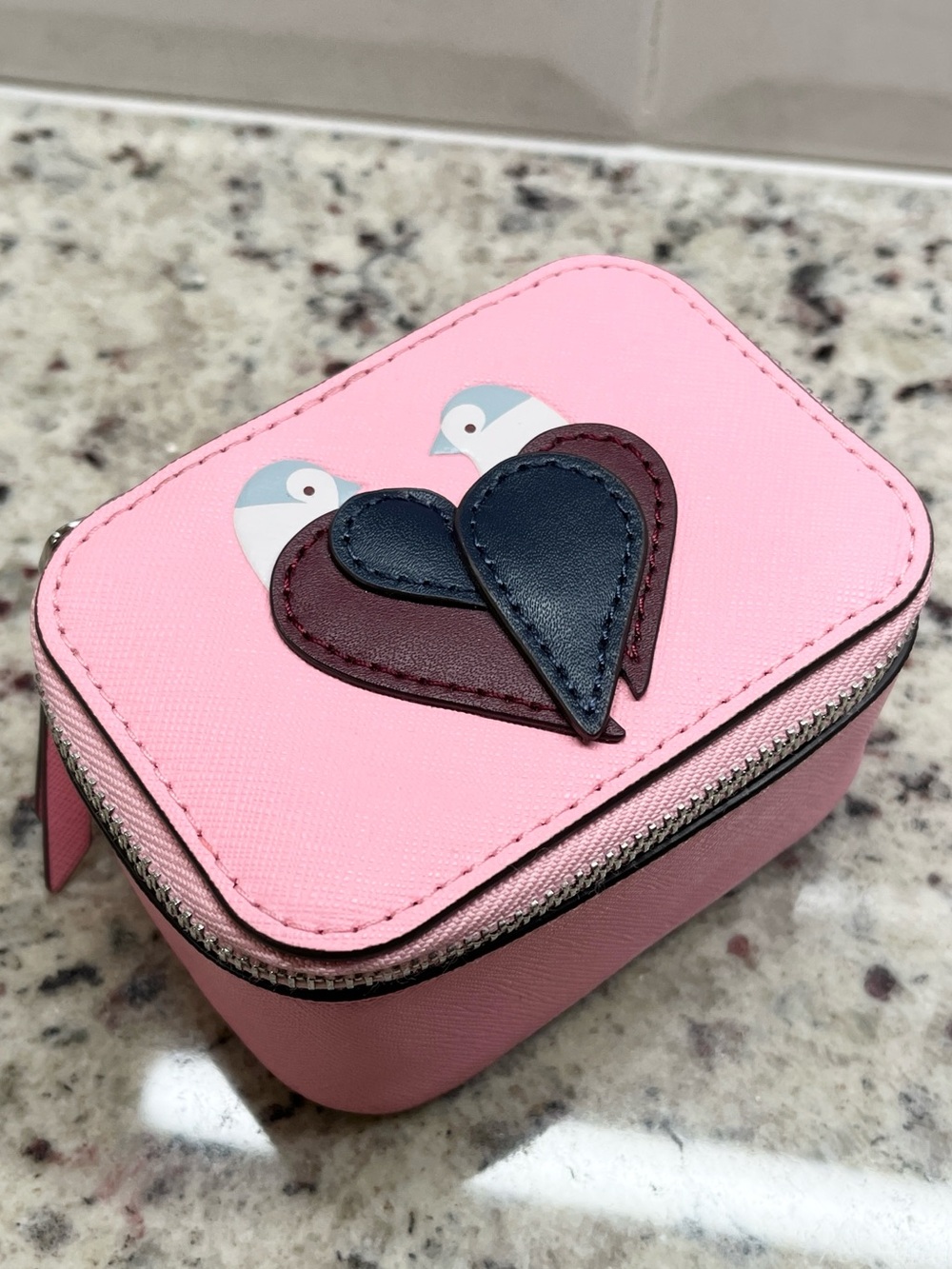 Kate Spade Love Birds Compact Jewelry Travel Case NWOT